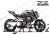 Complete 3M™ Decal Sticker Kit - KRT (Black) for Kawasaki Z800