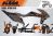 Decal Sticker Kit - Gray for KTM Six Days (300tpi, 350exc-f, 500exc-f)