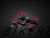 Premium Rear License Support 04 - Red