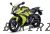 Honda CBR300R Full Lime/Black Sticker Set