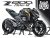 Complete 3M™ Decal Sticker Kit - LION (Black) for Kawasaki Z800
