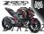 Complete 3M™ Decal Sticker Kit - LION (Red) for Kawasaki Z800