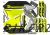 MSX 125 (2017) Decal Set Model 4 - Green/Black