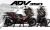 Honda ADV350 Decal Sticker Kit - NK69 (Gray)