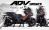 Complete 3M™ Honda ADV 350 ('22-'24) Decal Sticker Kit - ONI (Blue)