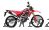 CRF250L (2017) Red/White (R292R) Sticker Set