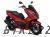 PCX 125/160 (2021) Full Pearl Nebula Red Plastic (R-376P)