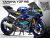 Decal Sticker Kit-Racing46 (Blue Line) for Yamaha YZF R6 (2017-Present) 