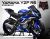 Complete 3M™ Decal Sticker Kit - RACING 01 (Blue) for Yamaha YZF R6
