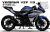 Complete 3M™ Decal Sticker Kit - Racing (Blue) for Yamaha YZF R3