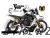 Complete 3M™ Decal Sticker Kit - RACING LINE (Army) for Yamaha Ténéré 700