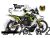 Complete 3M™ Decal Sticker Kit - RACING LINE (Green) for Yamaha Ténéré 700