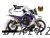Complete 3M™ Decal Sticker Kit - RACING LINE (Purple) for Yamaha Ténéré 700