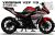 Complete 3M™ Decal Sticker Kit - Racing (Red) for Yamaha YZF R3