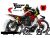 Complete 3M™ Decal Sticker Kit - RACING (Red/Lime) for Yamaha Ténéré 700