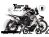 Complete 3M™ Decal Sticker Kit - RACING (White/Red) for Yamaha Ténéré 700