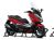 Honda Forza 300 (2020) Red/Gray (R-340C) Plastic Set