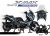 Complete 3M™ Decal Sticker Kit - SHARK (Black) for Yamaha XMAX (Gen 2)