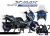 Decal Sticker Kit - SHARK (Blue) for Yamaha XMAX (Gen 2)