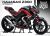 Complete 3M™ Decal Sticker Kit - SHARK (Red) for Kawasaki Z300
