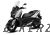 XMAX 300 (2019) Silver Plastic Parts Set