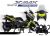 Complete 3M™ Decal Sticker Kit - Sketch (Lime) for Yamaha XMAX CONNECTED ('23-'24)