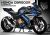 Honda CBR500R (2019) Decal Sticker Kit - Space Race (Blue)