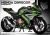 Honda CBR500R (2019) Decal Sticker Kit - Space Race (Green)