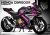 Honda CBR500R (2019) Decal Sticker Kit - Space Race (Pink)