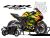 Complete 3M™ Honda CBR650R Decal Sticker Kit - Street Line (Yellow)