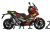 Honda X-ADV 750 Decal Sticker Kit - TECH (Orange)