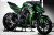 Kawasaki Z1000 Decal Sticker Kit - TIGER (Green)