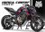 Complete 3M™ Honda CB650F (2017) Decal Sticker Kit - TRICOLOUR MM