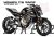 Complete 3M™ Honda CB650F (2017) Decal Sticker Kit - White/Red