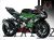 Complete 3M™ Decal Sticker Kit - WINTER 636 (Green) for Kawasaki ZX-6R