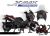 Decal Sticker Kit - Y-TECH for Yamaha XMAX300 Version 2