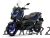 XMAX 300 (2022) Mat Blue Metallic Plastic Set (0960, MBM3)