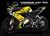 Yamaha YZF R15 Decal Sticker Kit-Monster 
