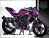 Complete  3M™ Kawasaki Z250SL Decal Sticker Kit - TT Signature (Pink)