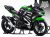 Complete 3M™ Decal Sticker Kit - ZX-4R (Black) for Kawasaki Ninja 400