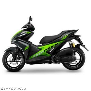 Yamaha Aerox Black/Green Plastic Set