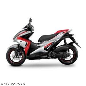 Yamaha Aerox (2019) Silver/Red Plastic Set