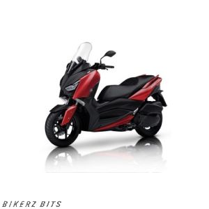 XMAX 300 (2020) Mat Deep Red Metallic Plastic Parts Set